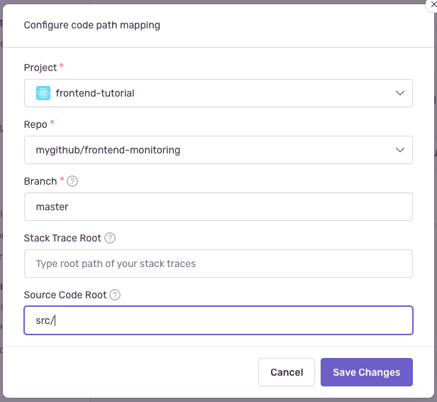 Add code mapping